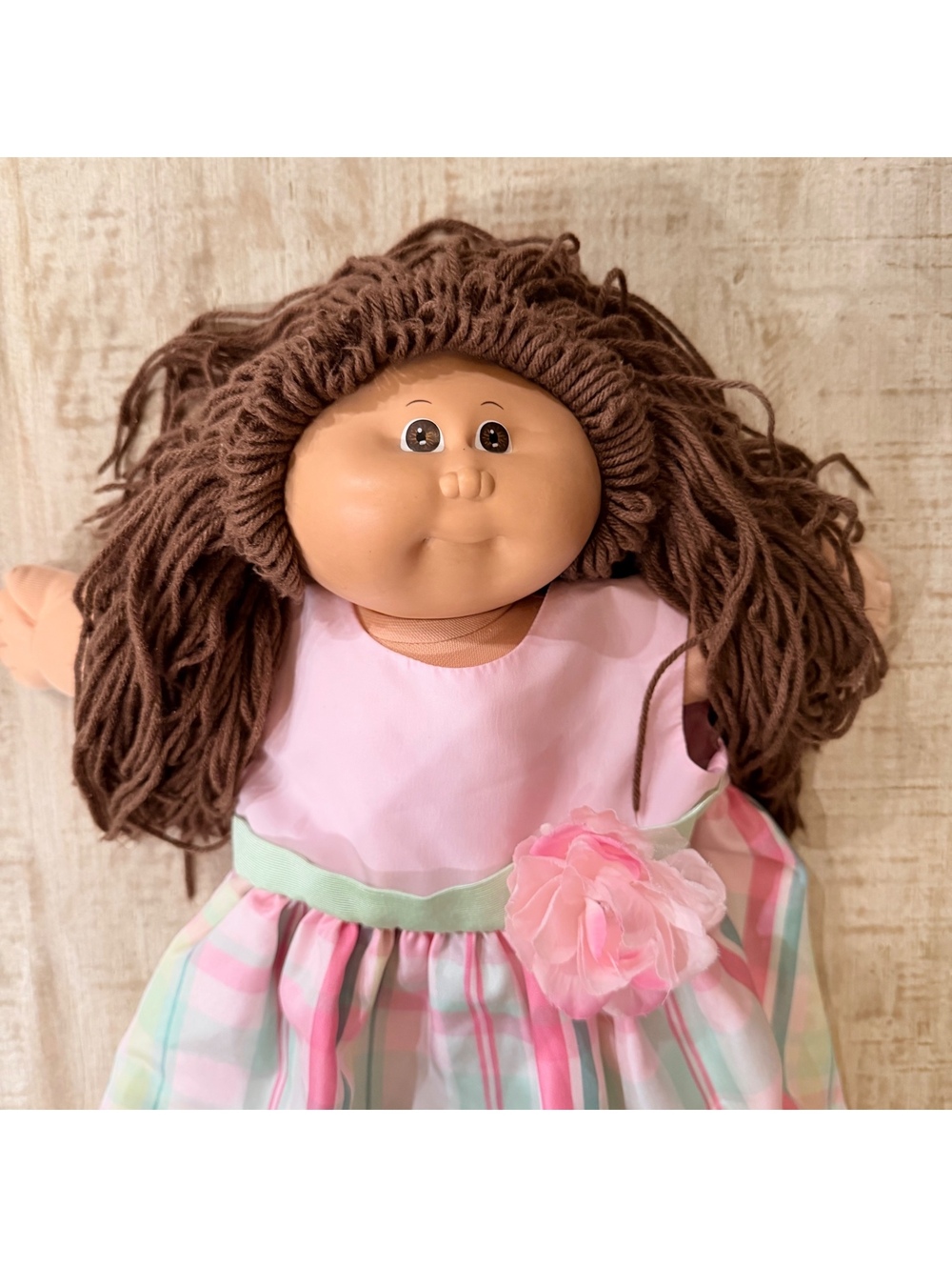 1983 Cabbage Patch Kids Coleco HM1 Hong Kong Brown Hair Brown Eyes Black Sig